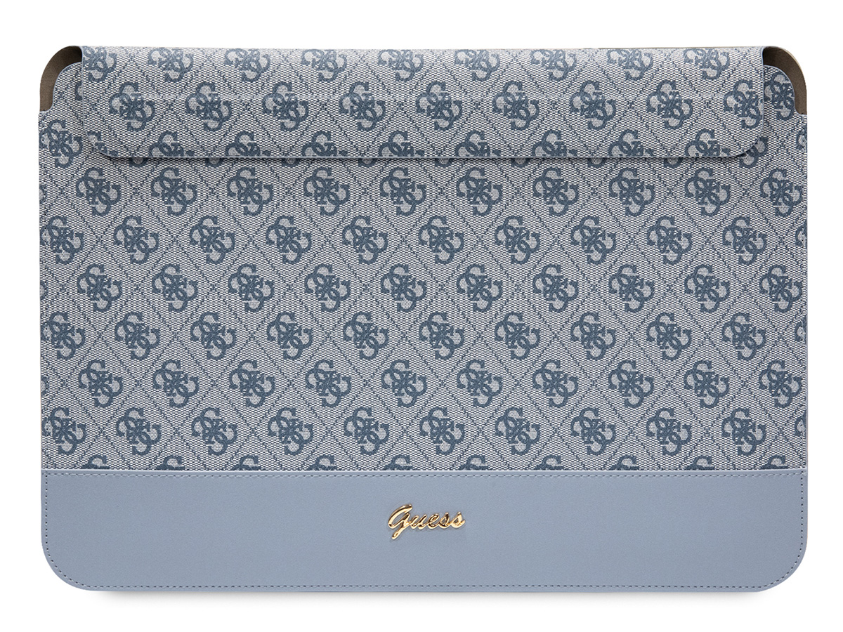 Guess Monogram Stripe Sleeve Blauw - MacBook 13