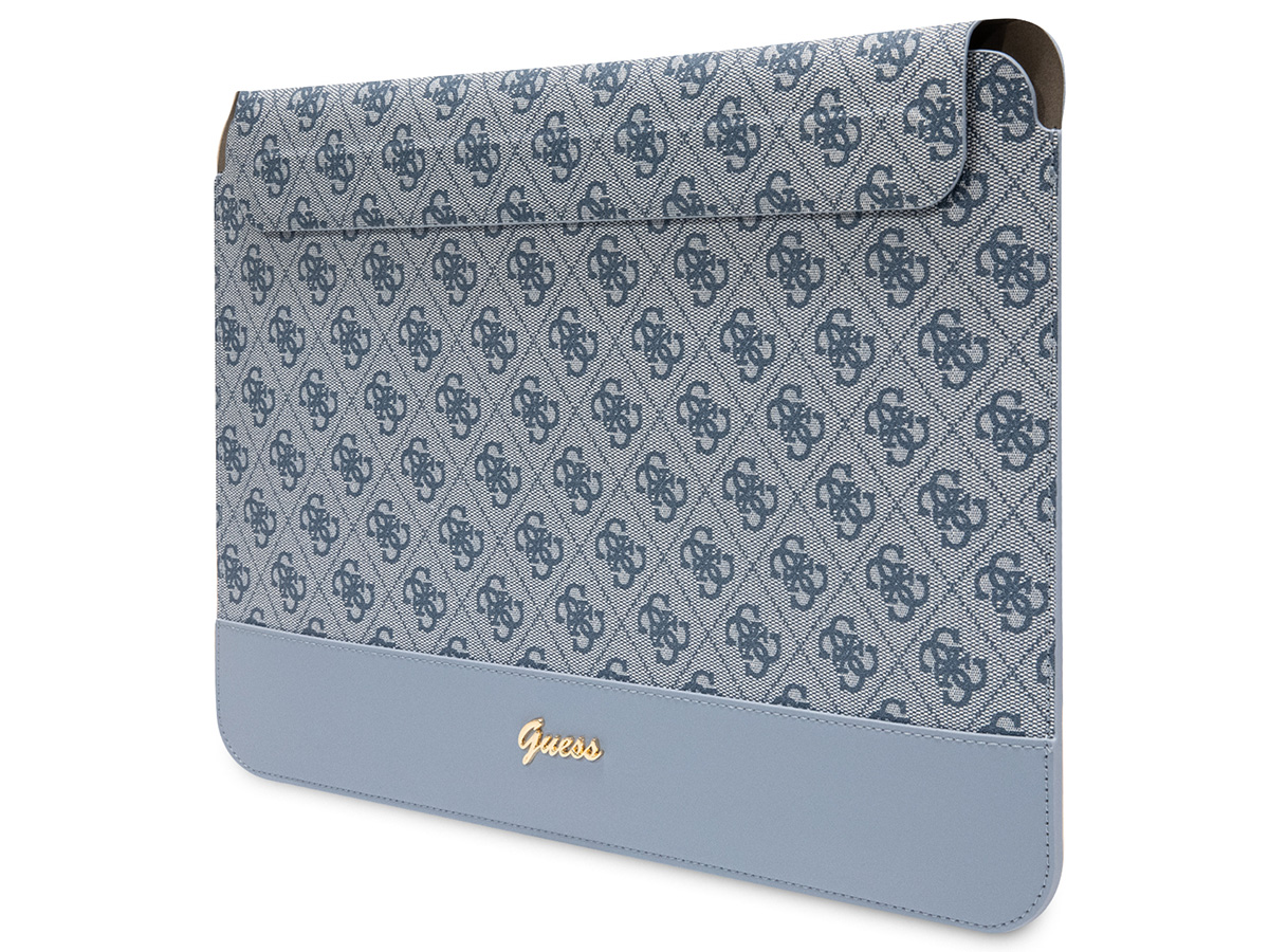 Guess Monogram Stripe Sleeve Blauw - MacBook 13