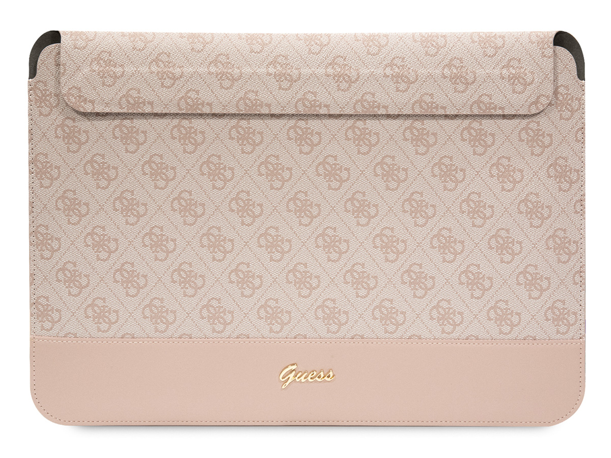 Guess Monogram Stripe Sleeve Roze - MacBook 13