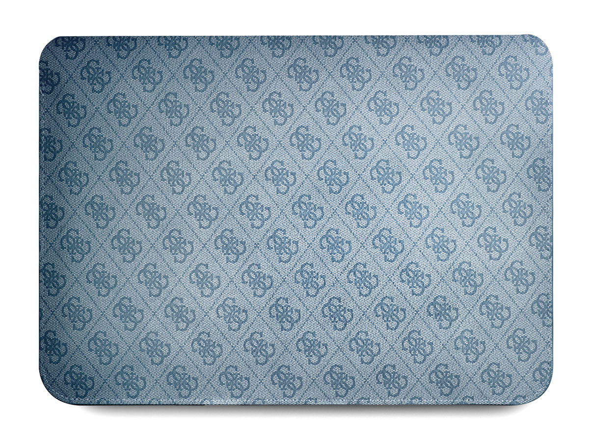 Guess Monogram Triangle Sleeve Blauw - MacBook 13