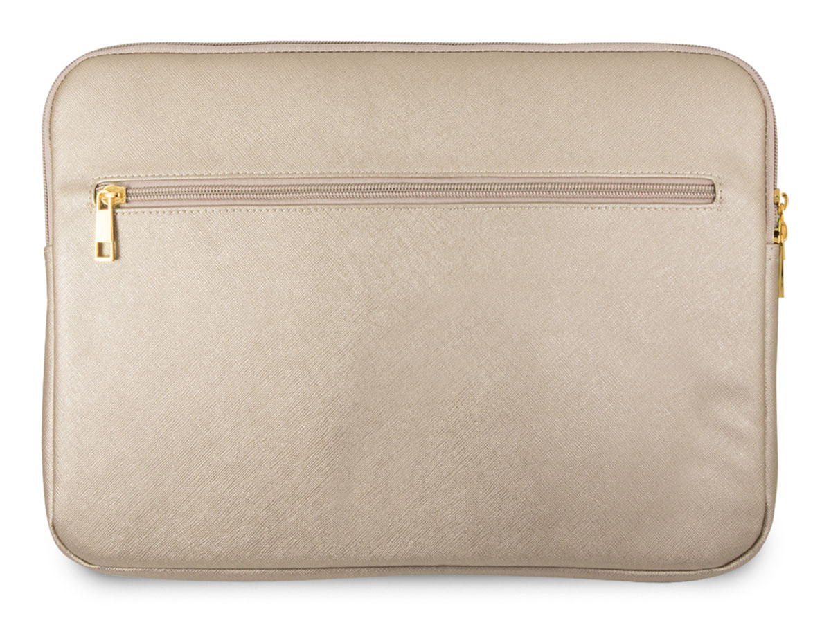 Guess Saffiano Zip Sleeve Goud - 13