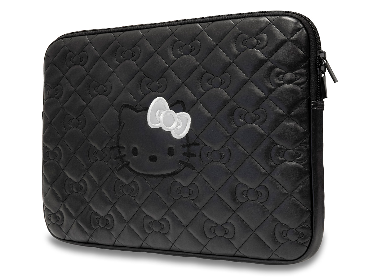 Hello Kitty Quilted Laptop Sleeve Zwart - MacBook 13