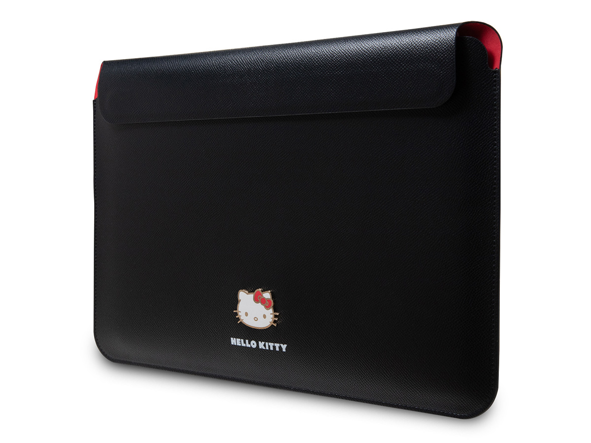 Hello Kitty Saffiano Laptop Sleeve Zwart - MacBook 13