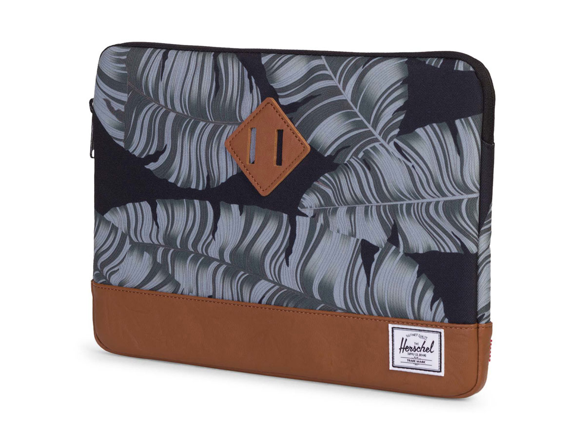 Herschel Heritage Sleeve Black Palm - MacBook Air/Pro 13