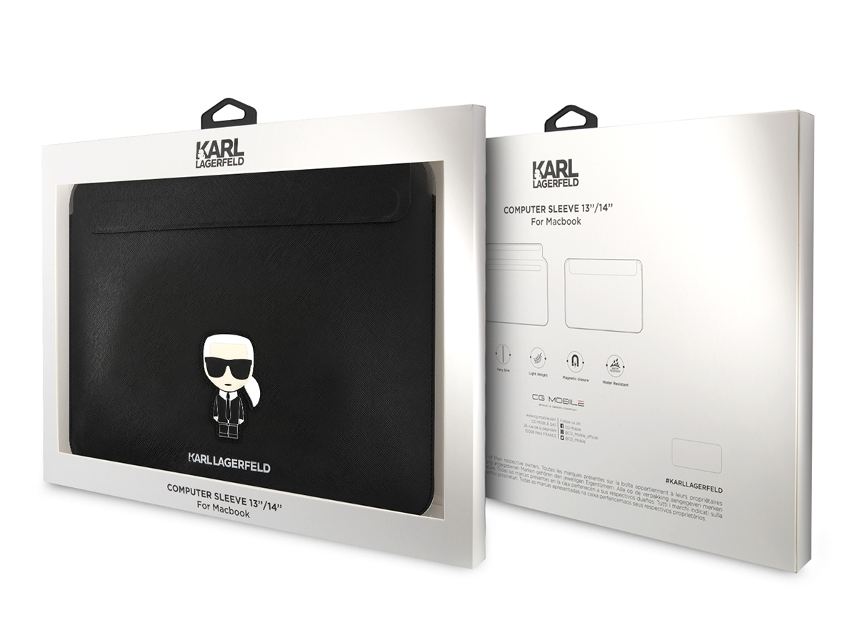 Karl Lagerfeld Ikonik Patch Laptop Sleeve - MacBook 13