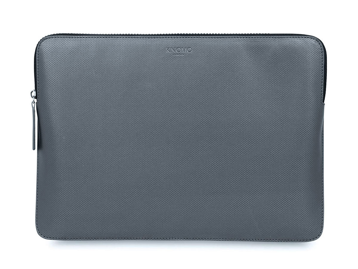 Knomo Embossed Sleeve Silver - MacBook Pro/Air 13