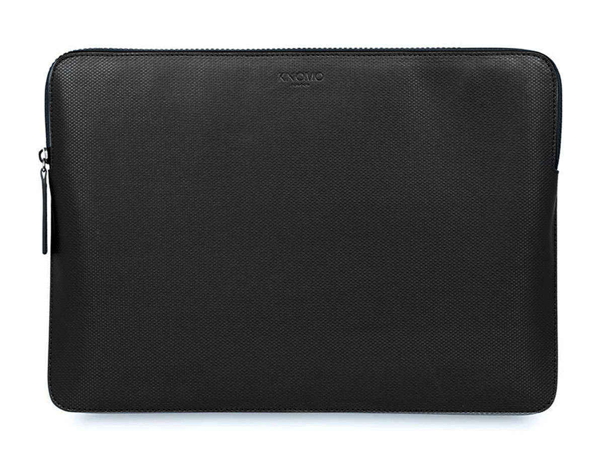 Knomo Embossed Sleeve Zwart - MacBook Pro/Air 13