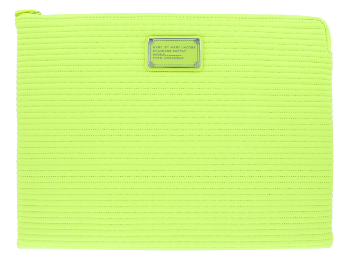 Marc by Marc Jacobs Safety Yellow Laptop Sleeve 13 inch Geel