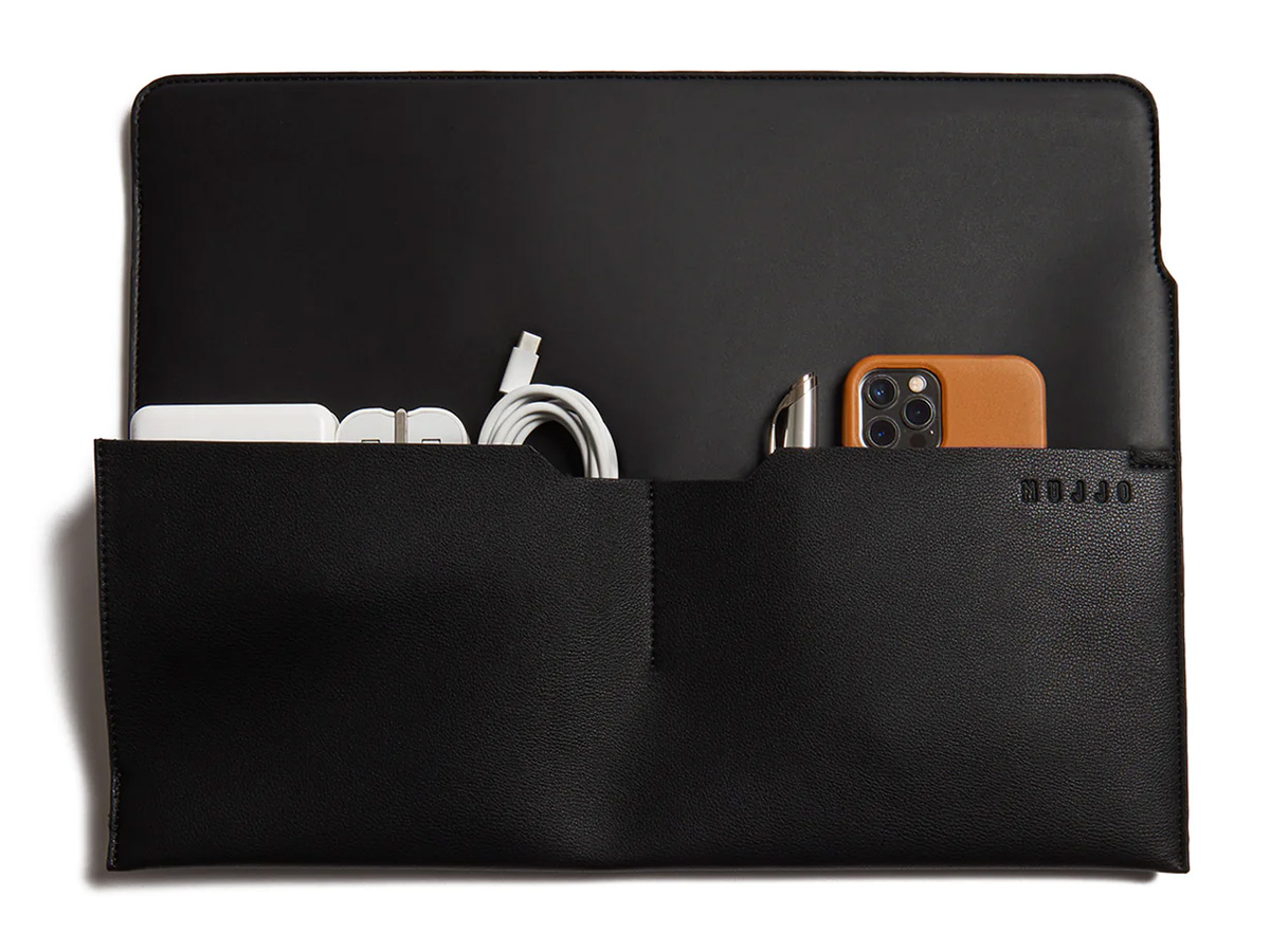 Mujjo Envoy Laptop Sleeve Zwart MacBook Pro 16