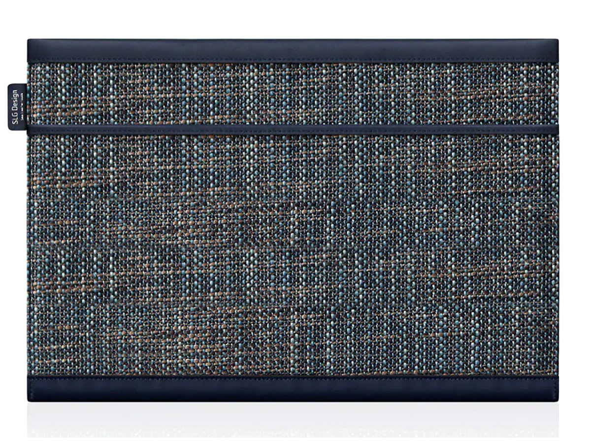 SLG D5 CSL Pouch Donkerblauw Leer - MacBook 13