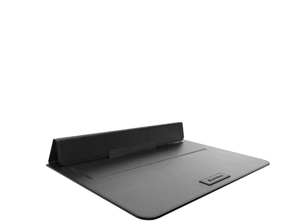 SwitchEasy EasyStand Leather Sleeve Zwart - MacBook 13