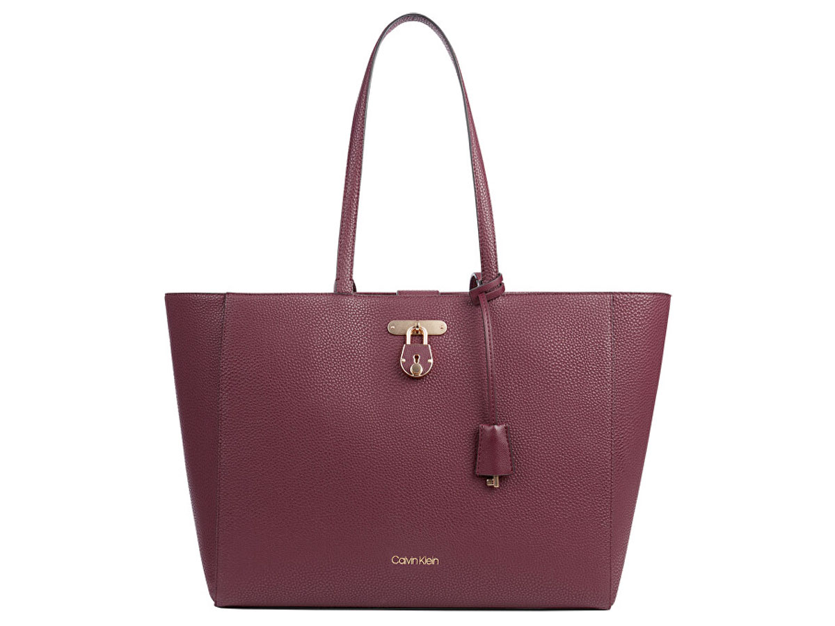 Calvin Klein Laptop Tote Bordeaux - Dames Laptoptas met Sleeve