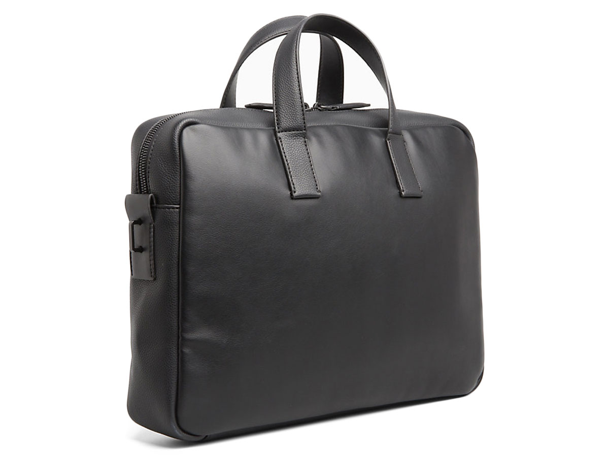 Calvin Klein Elevated Logo Laptop Bag Laptoptas Zwart