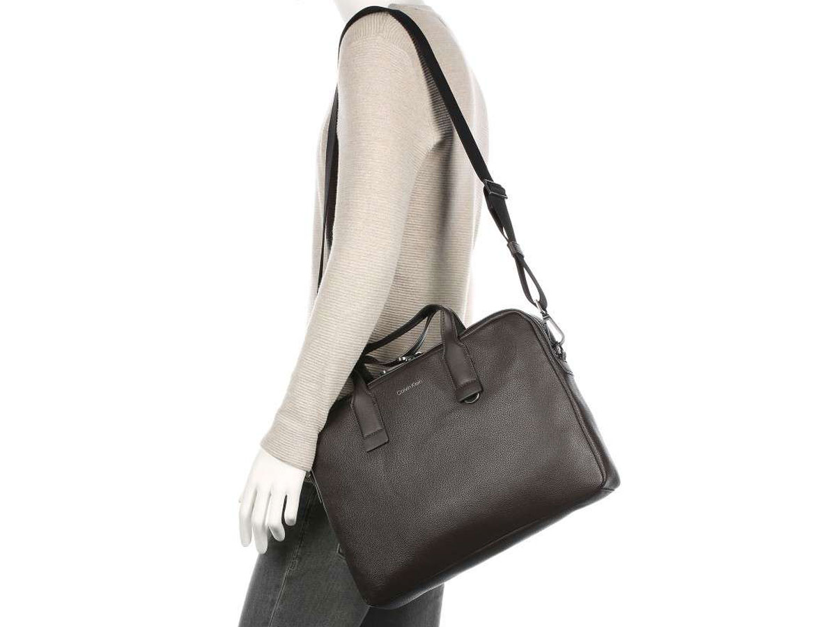 Calvin Klein Laptop Bag Warmth - Laptoptas Bruin