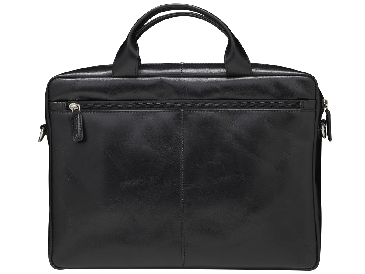 dbramante1928 Amalienborg Leather Laptop Bag Zwart - 15