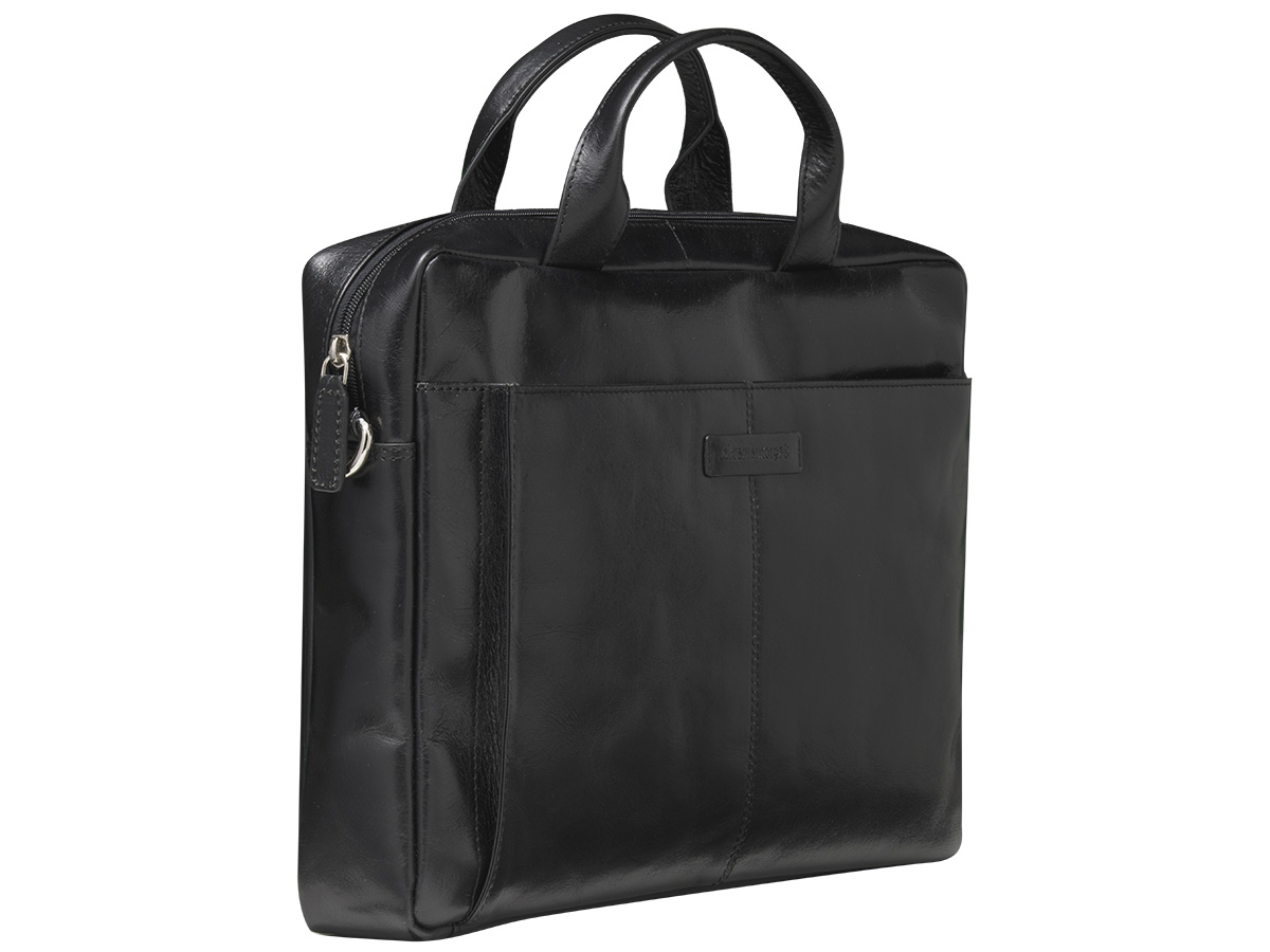 dbramante1928 Amalienborg Leather Laptop Bag Zwart - 15