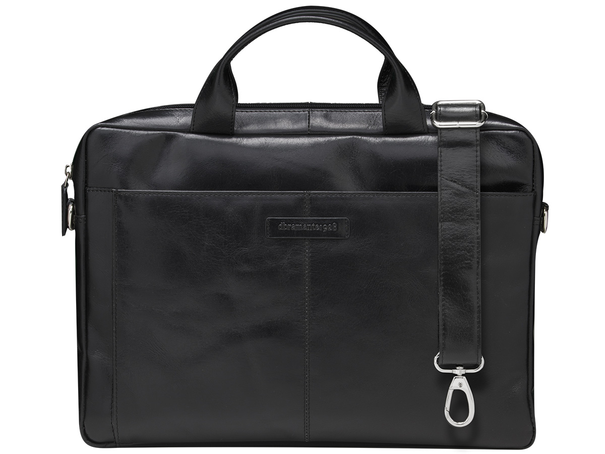 dbramante1928 Amalienborg Leather Laptop Bag Zwart - 15