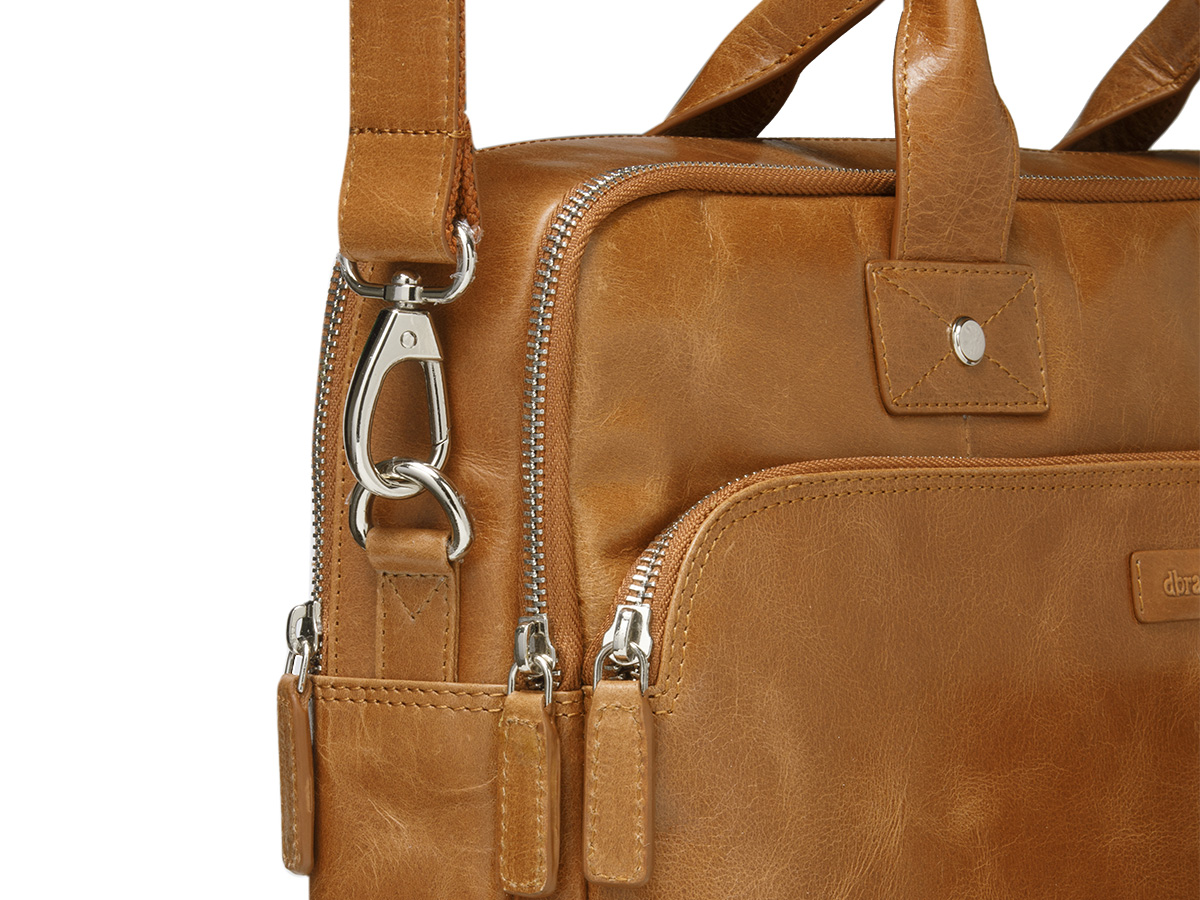 dbramante1928 Kronborg Leather Laptop Bag Cognac - 15