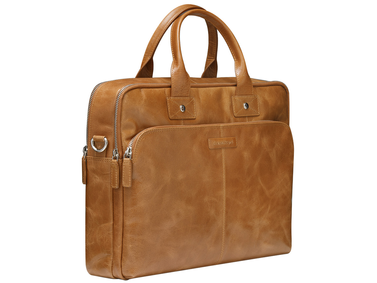 dbramante1928 Kronborg Leather Laptop Bag Cognac - 15