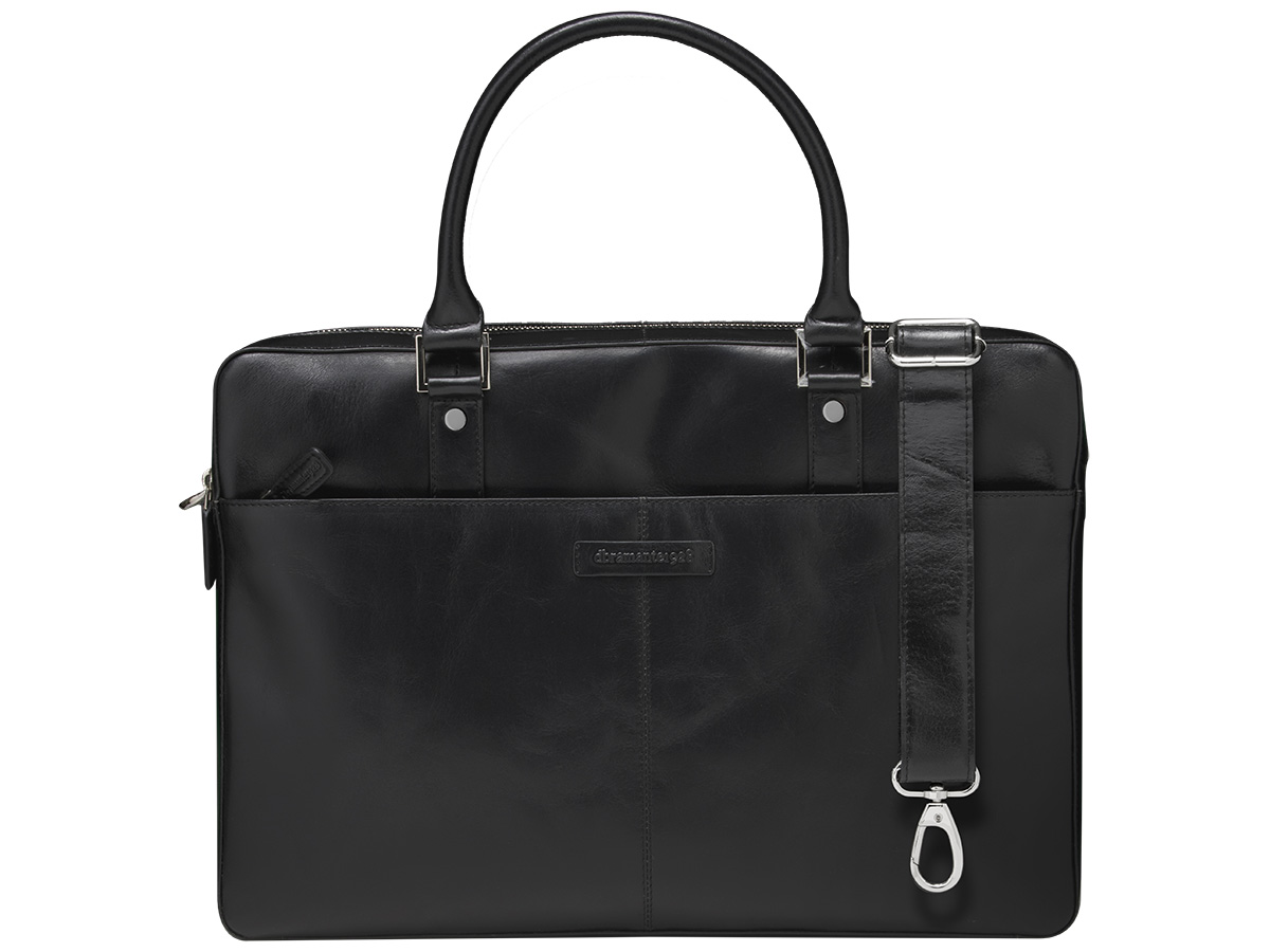 dbramante1928 Rosenborg Leather Laptop Bag Zwart - 15