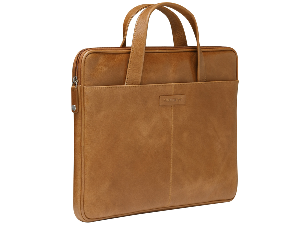 dbramante1928 Silkeborg Leather Slim Laptop Bag Cognac - 15