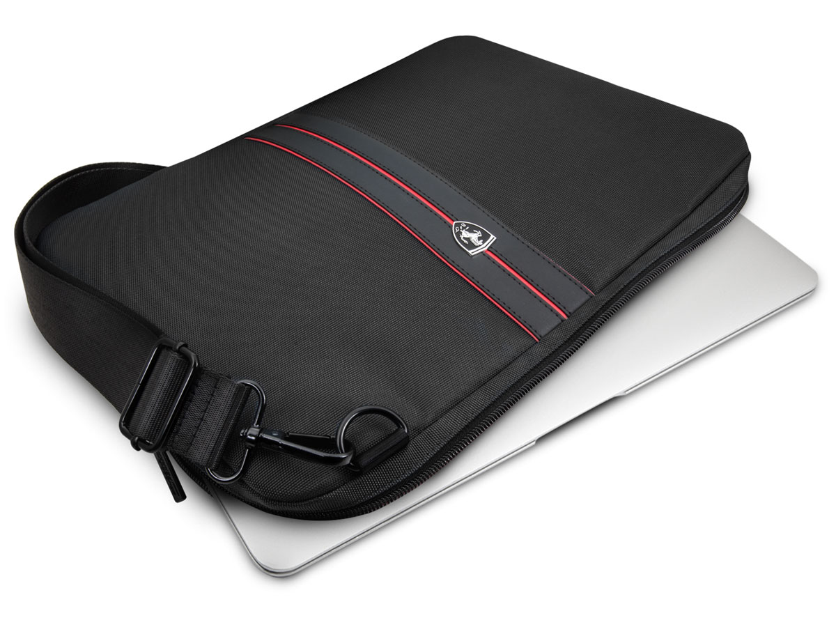 Ferrari Urban Slim Laptop Bag Zwart - Laptoptas tot 13 inch