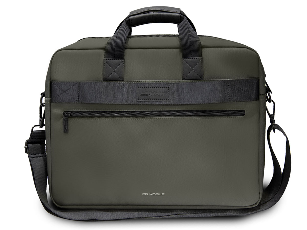 helpen Shetland Veeg Ferrari Off Track Scuderia Laptoptas 16 inch | Khaki