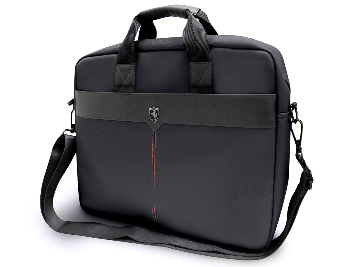 Ferrari Off Track Scuderia Laptop Bag Zwart - Laptoptas 16 inch