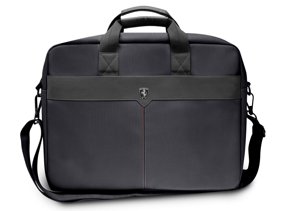 Ferrari Off Track Scuderia Laptop Bag Zwart - Laptoptas 16 inch