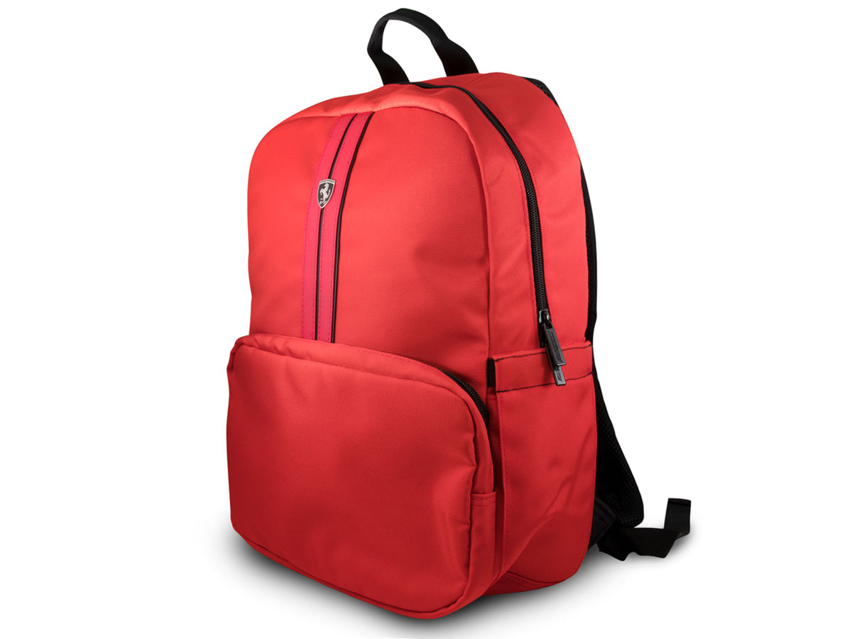 Ferrari Urban Laptop Backpack Rood - Rugzak Laptoptas tot 16 inch