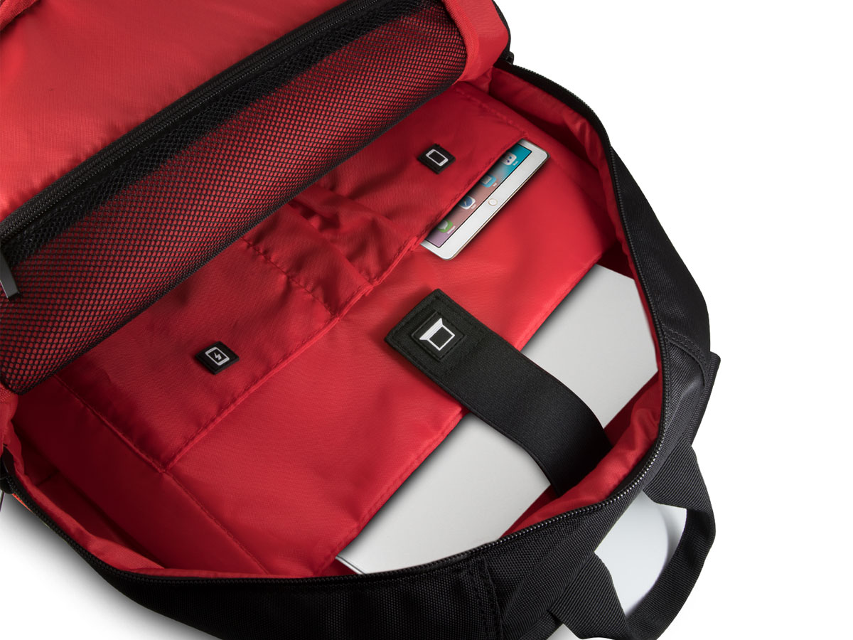 Ferrari Urban Laptop Backpack Zwart - Rugzak Laptoptas tot 16 inch