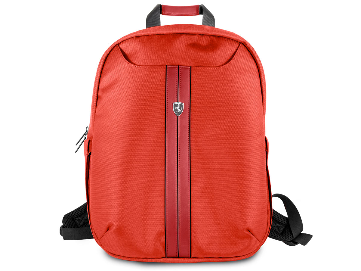 Ferrari Urban Slim Laptop Backpack Rood - Rugzak Laptoptas tot 16 inch