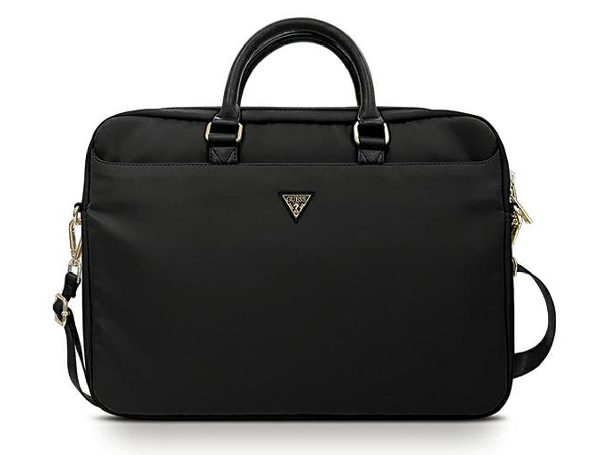 Guess Triangle Laptop Bag Zwart - Laptoptas tot 16 inch