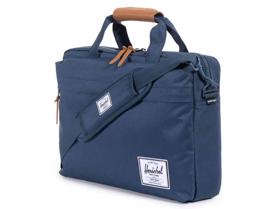 Herschel Clark Messenger Laptoptas tot 15 inch (Navy)