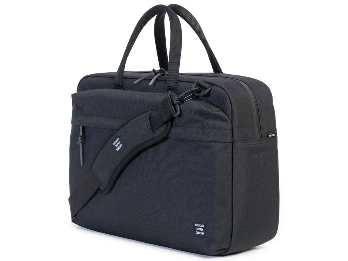 Herschel Sandford Messenger Laptoptas 15 inch - Black