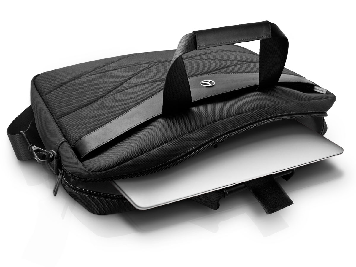 Mercedes-Benz Laptop Bag Zwart - Laptoptas tot 15 inch