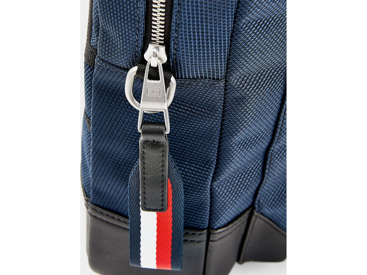 Tommy Hilfiger 1985 Nylon Slim Laptop Bag Laptoptas - Blauw