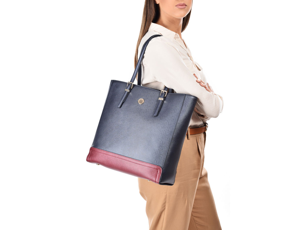 Tommy Hilfiger Honey Work Bag + Sleeve (Navy)