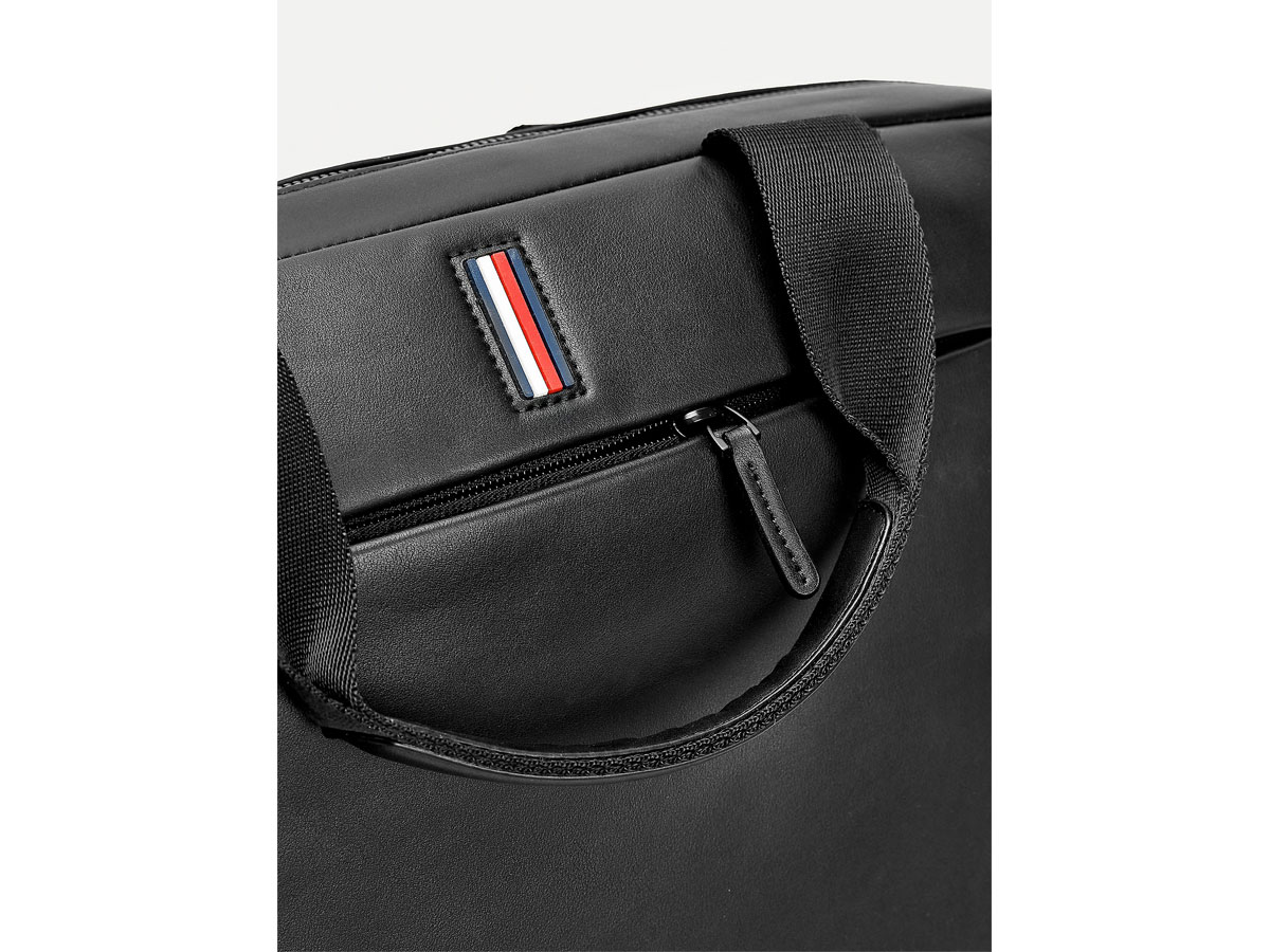 Tommy Hilfiger Metro Slanke Laptoptas - Zwart