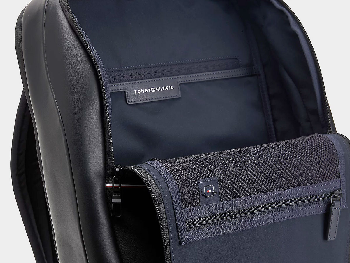 Tommy Hilfiger Tech Commuter Laptop Rugzak - Zwart