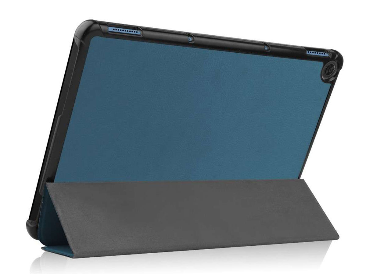 Smart Tri-Fold Bookcase Petrol - Lenovo Ideapad Duet Hoesje