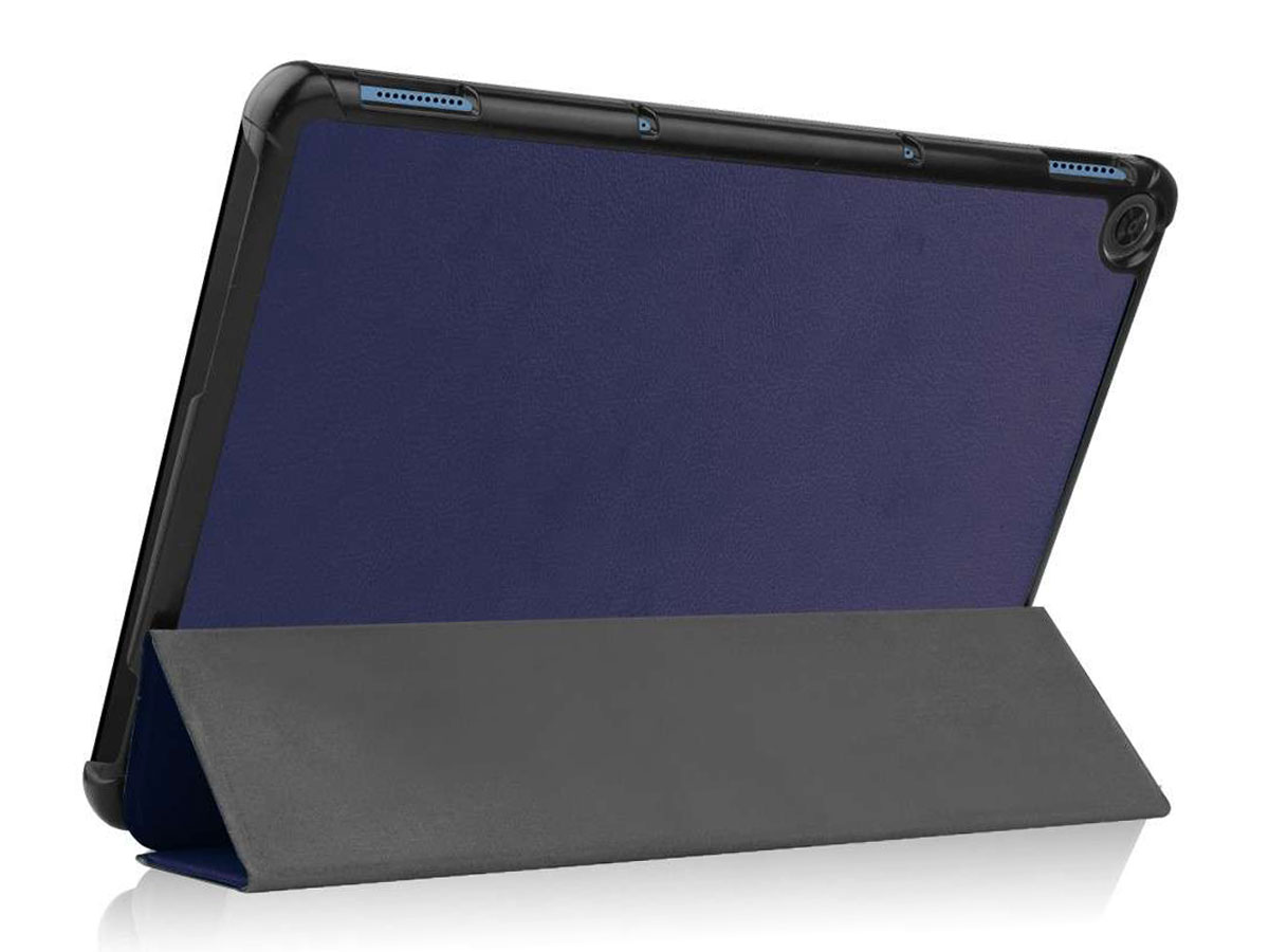 Smart Tri-Fold Bookcase Navy - Lenovo Ideapad Duet Hoesje