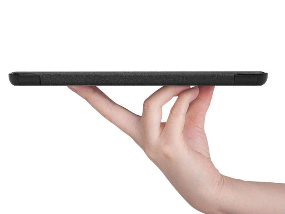 Smart Tri-Fold Bookcase Zwart - Lenovo Ideapad Duet Hoesje