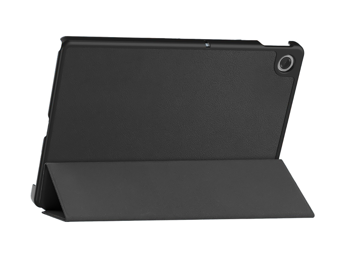 Just in Case Smart Trifold Bookcase Zwart - Lenovo Tab Hoesje