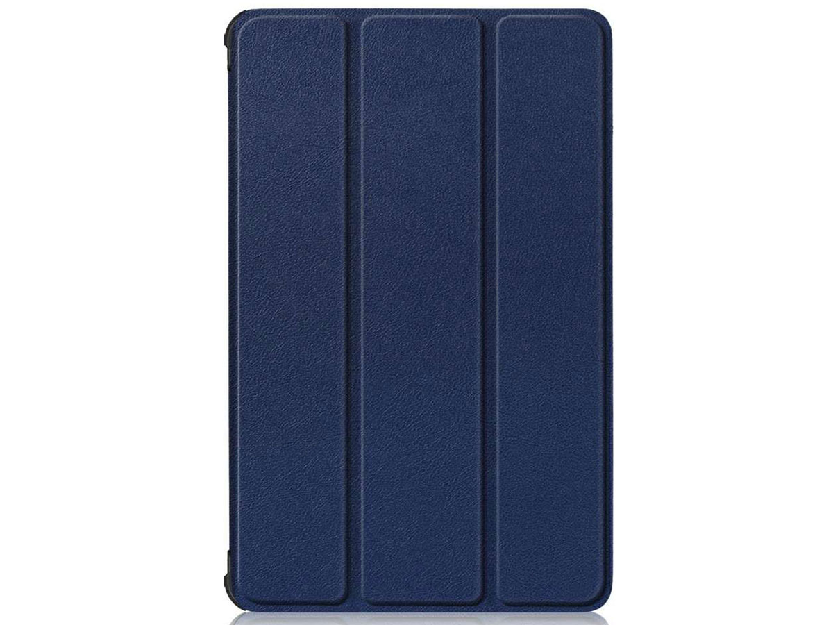 Smart Tri-Fold Bookcase Blauw - Lenovo Tab K10 Hoesje