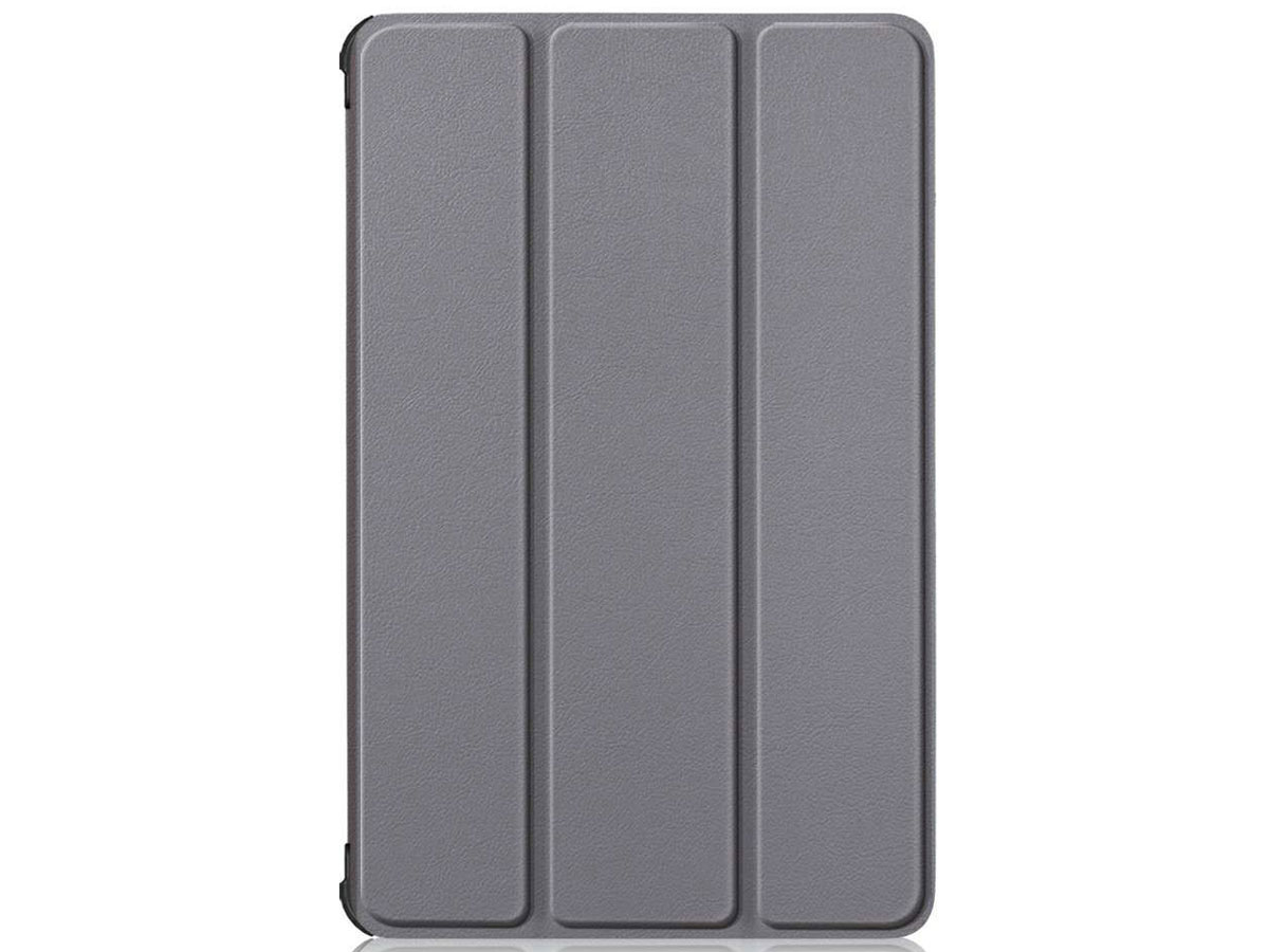 Smart Tri-Fold Bookcase Grijs - Lenovo Tab K10 Hoesje