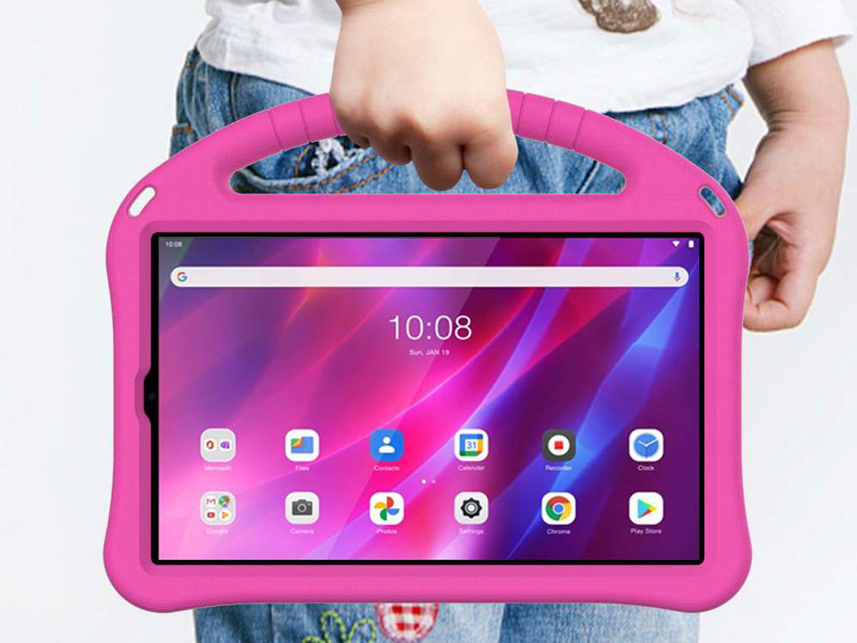 Kinderhoes Kids Stand Case Roze - Lenovo Tab K10 hoesje