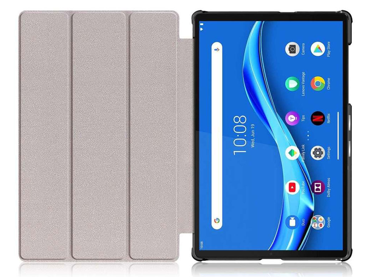 Smart Case Trifold Stand Blauw - Lenovo Tab M10 FHD Plus (2e gen) Hoesje