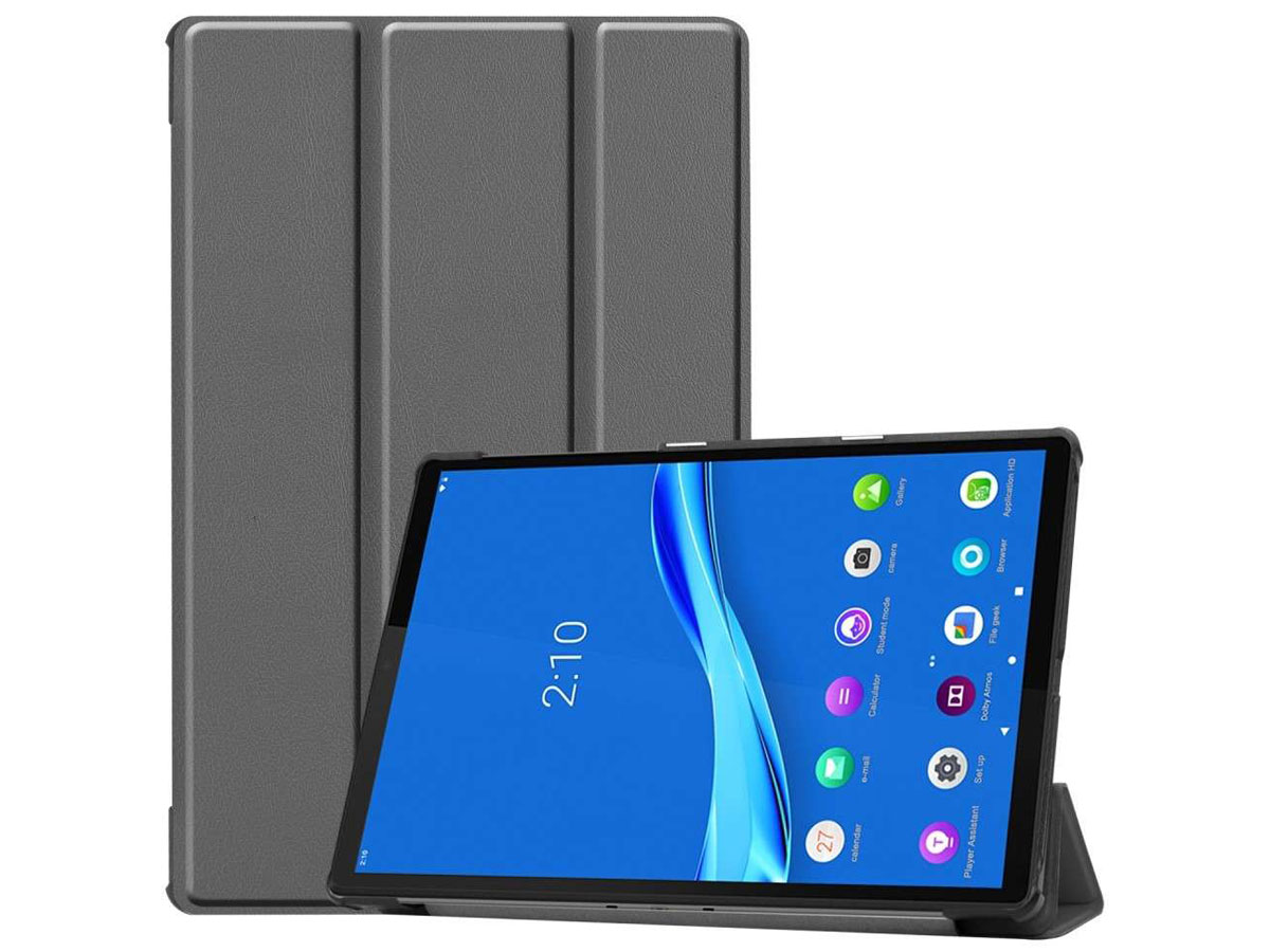 Smart Case Trifold Stand Grijs - Lenovo Tab M10 FHD Plus (2e gen) Hoesje