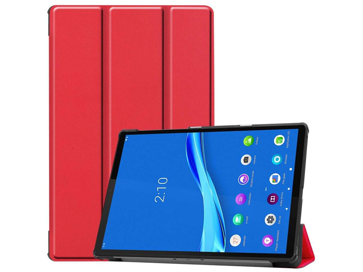 Smart Case Trifold Stand Rood - Lenovo Tab M10 FHD Plus (2e gen) Hoesje